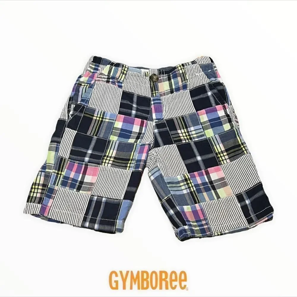 GYMBOREE | Multicolored | Cotton Plain Shorts