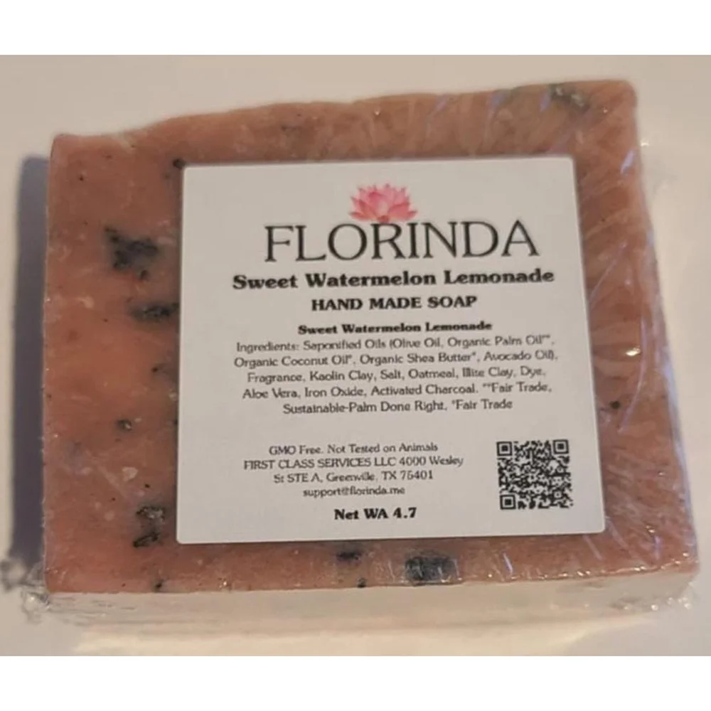 Florinda Beauty Sweet Watermelon Lemonade Handmade Soap