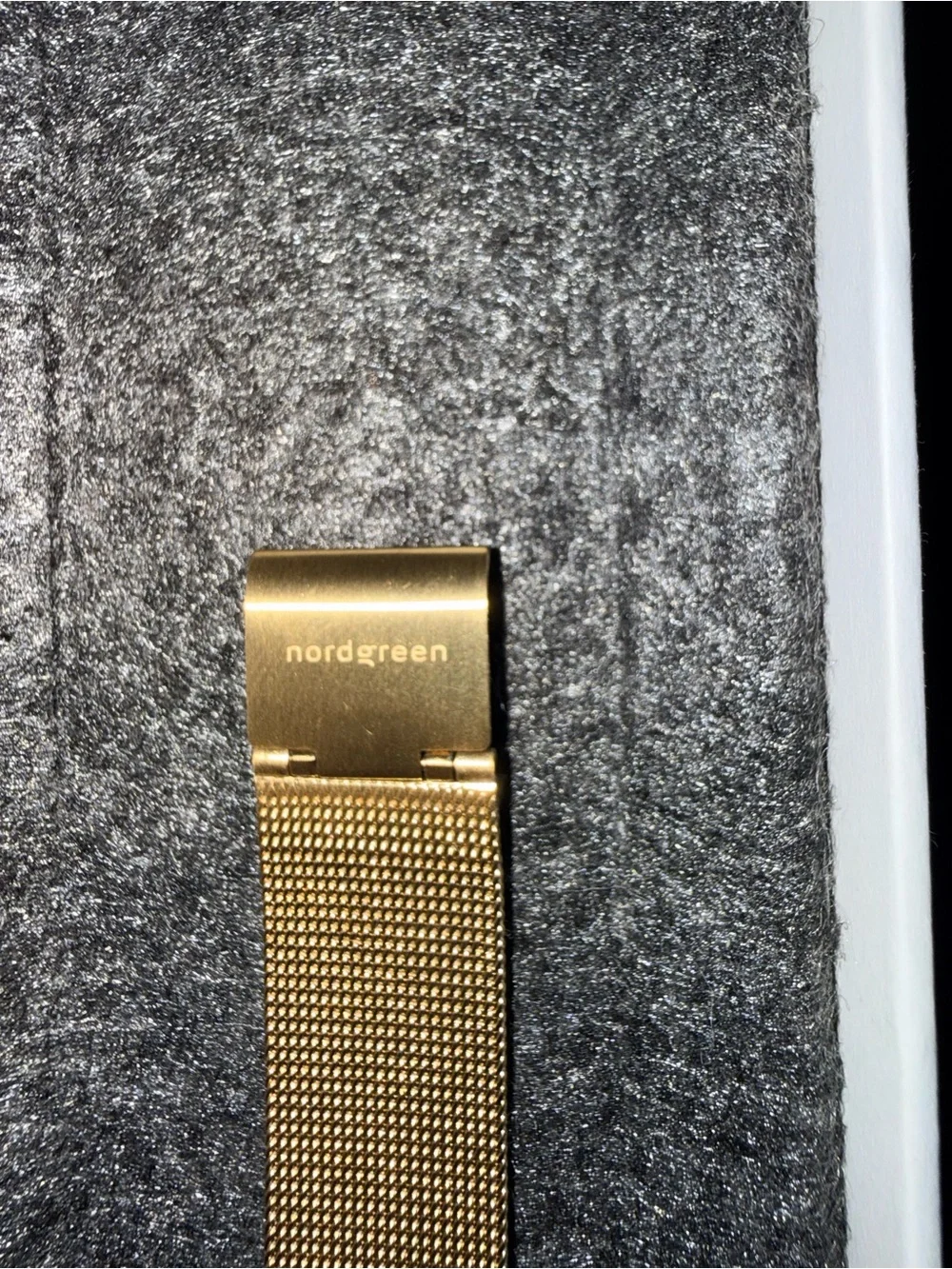 Nordgreen Gold Mesh Women's Watch - White Dial