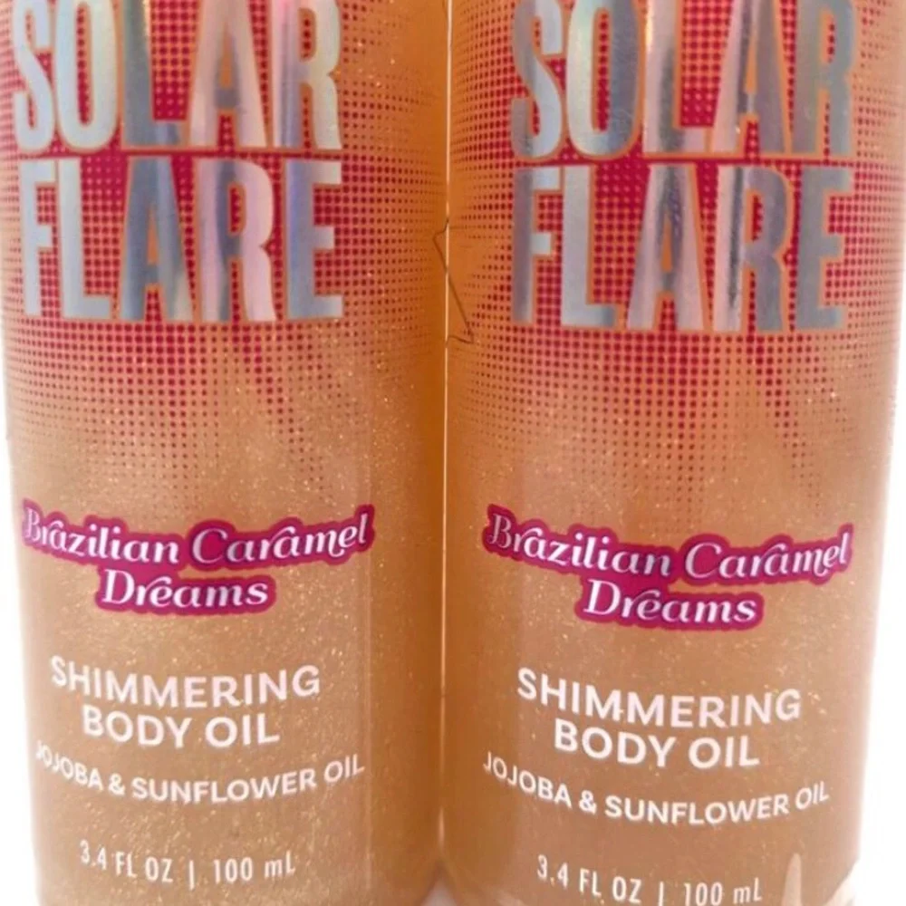 solar flare shimmering body