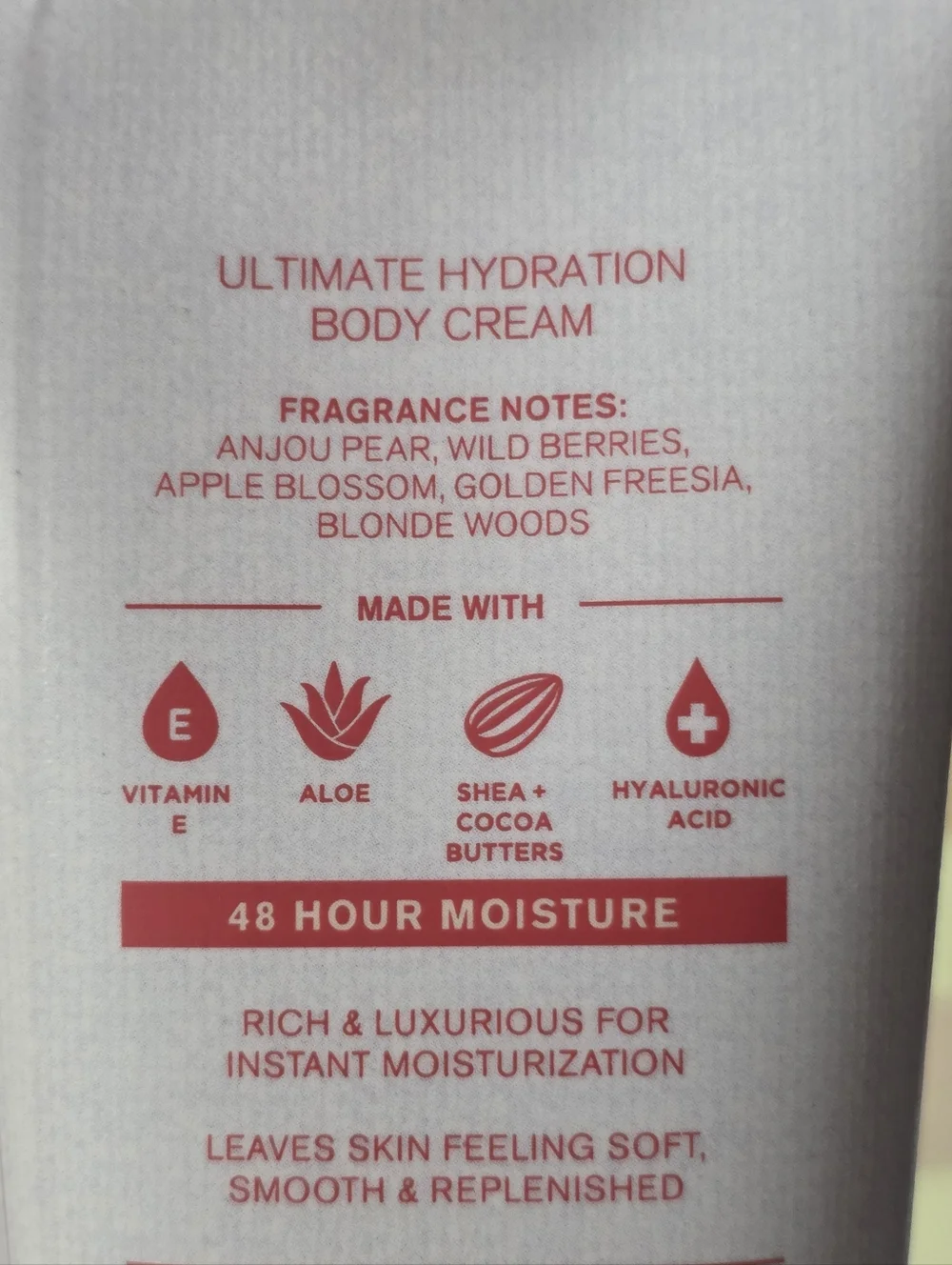 Bath & Body Works cream secret