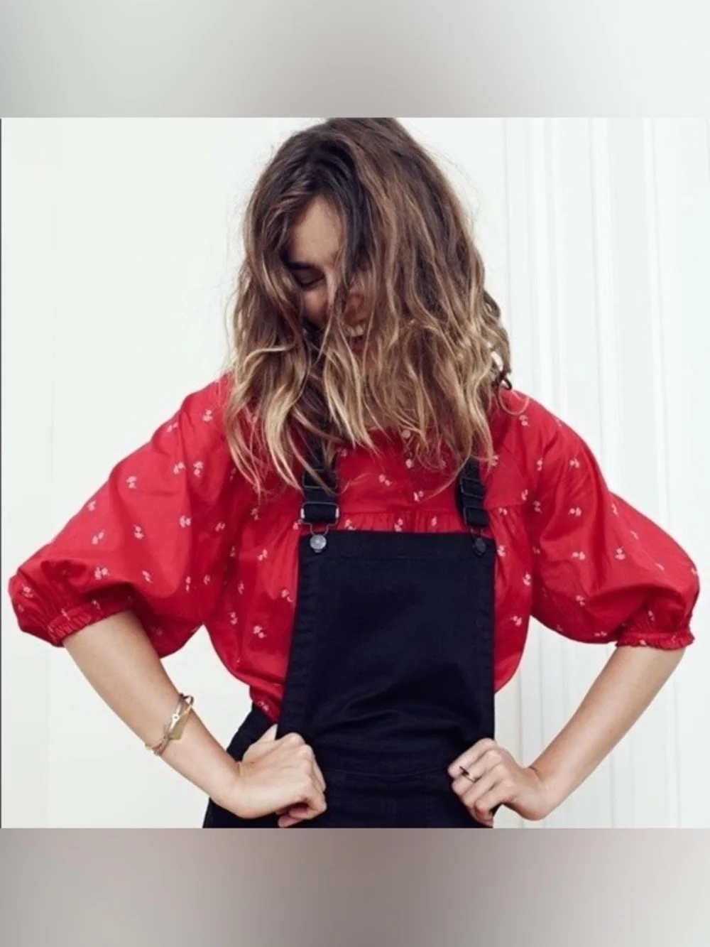 Madewell red cotton