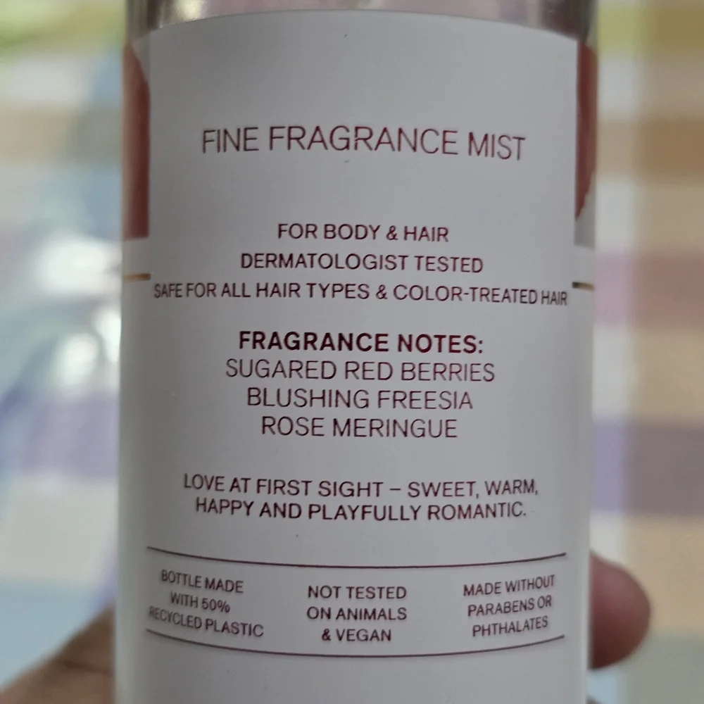 Bath & Body Works Gingham Love Fine Fragrance Body Mist 8oz NEW RARE