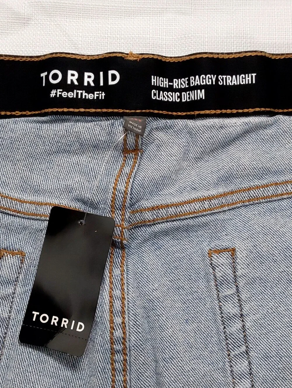Torrid High-Rise Baggy Tie-Waist Jean