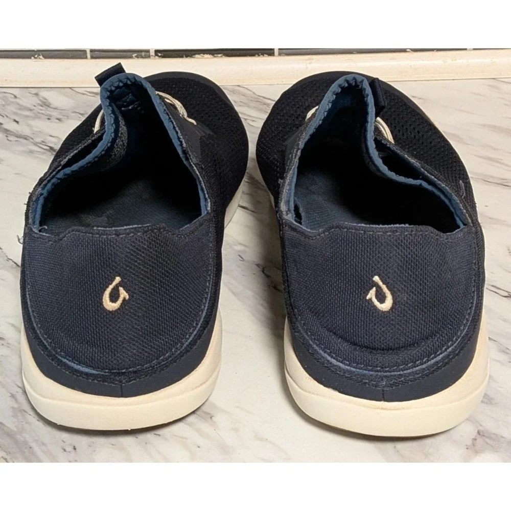 OluKai Moku Pae Trench Blue Slip‎ On Low Top Fishing Sneakers Men's Size 13