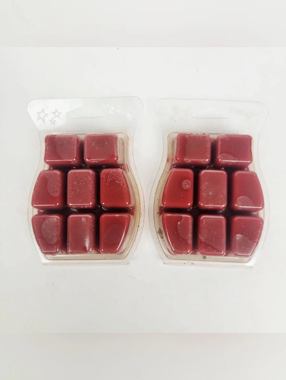 Scentsy Sandalwood & Cranberries Wax Bar Pack - Red and Cream Labels