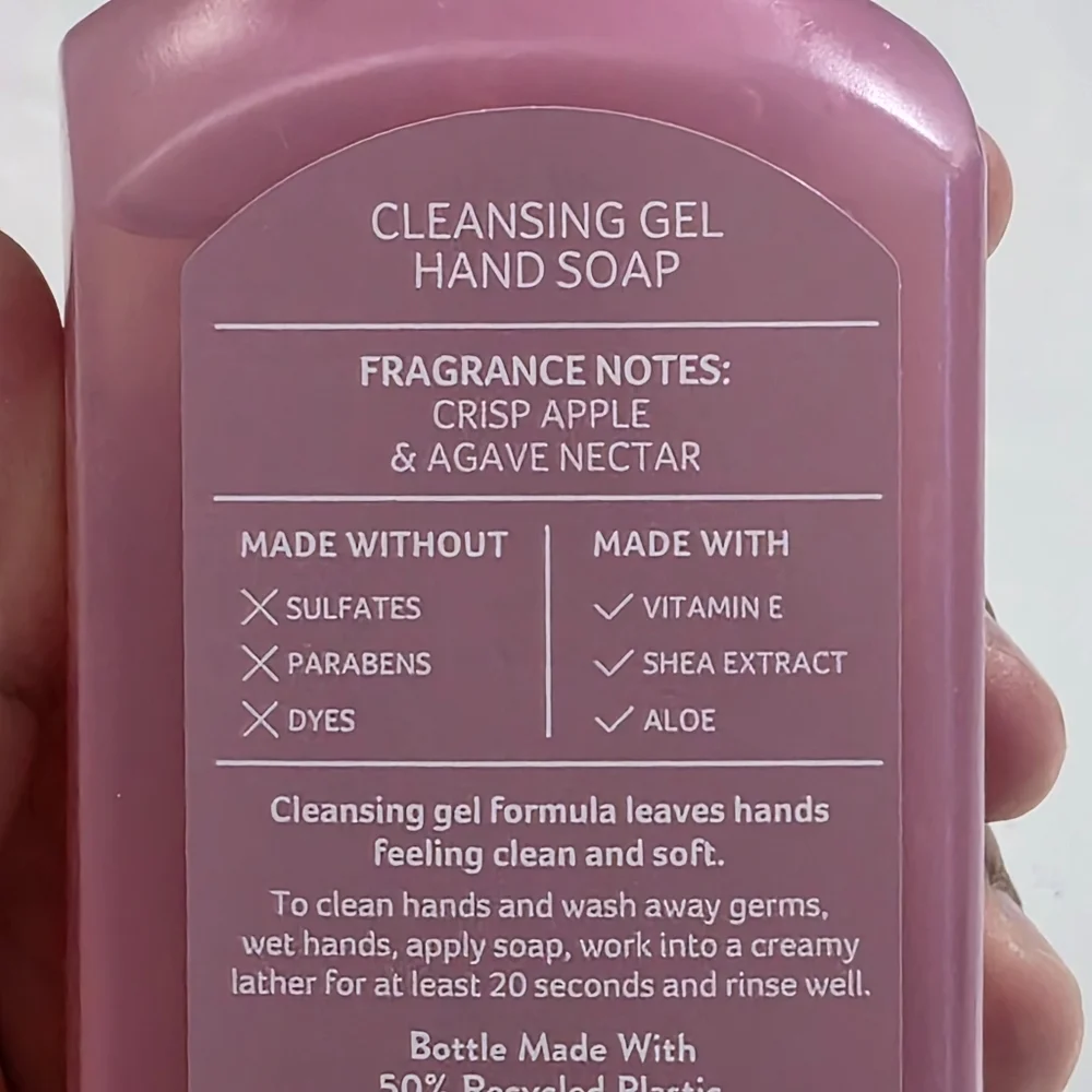 Bath & Body Works White Barn Apple Cleansing Gel Hand Soap 8oz NEW RARE