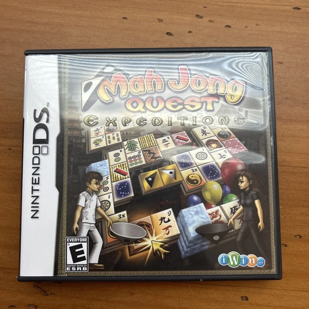 Mah Jong Quest Expeditions Nintendo DS Game tested Original Case Manual‎ Puzzle