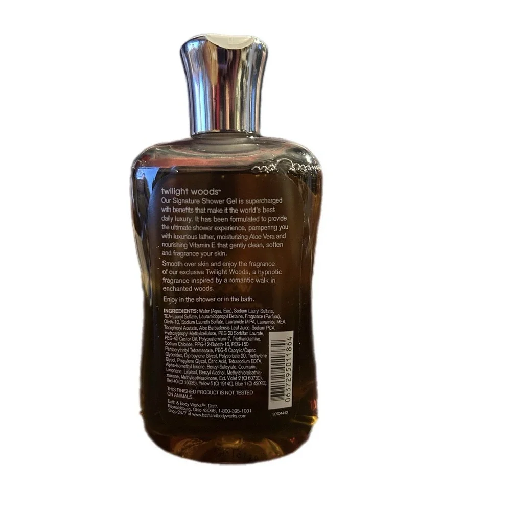 Bath & Body Works TWILIGHT WOODS Shower Gel 10 oz Originals Retired Discontinued