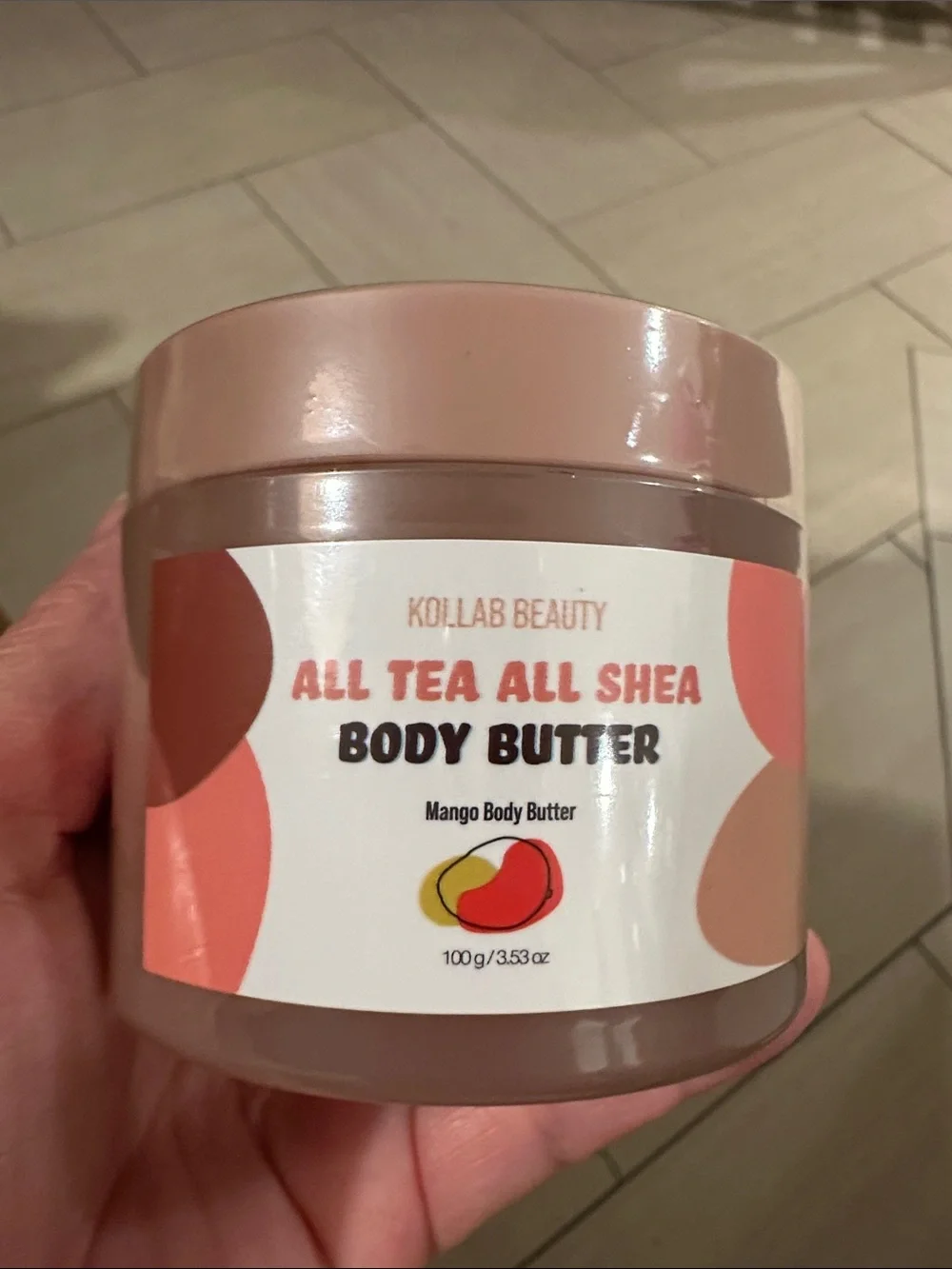 KOLLAB BEAUTY All Tea All Shea Mango Body Butter 3.5oz. BRAND NEW/SEALED