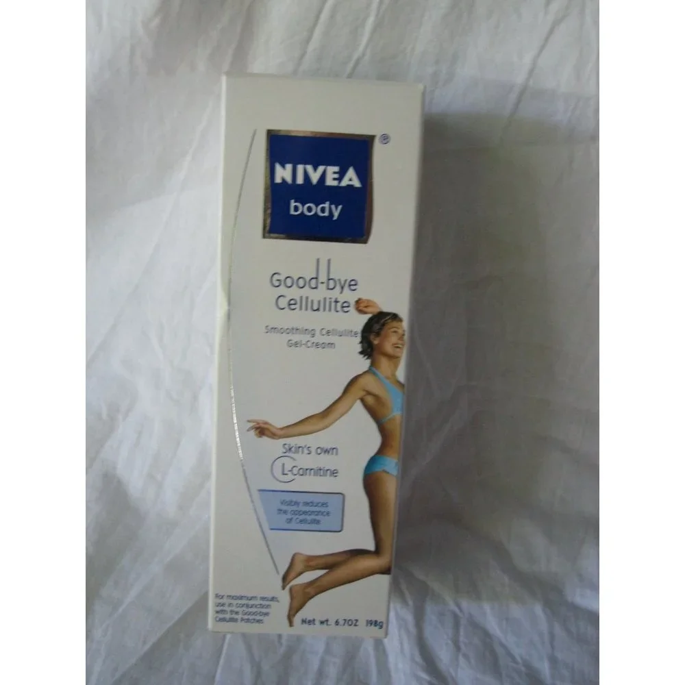 NEW NIVEA Body Good-bye Cellulite Smoothing Gel Cream 6.7 oz L-Carnitine‎ RARE!