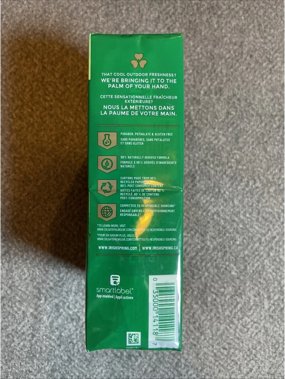 N/A soap deodorant irish