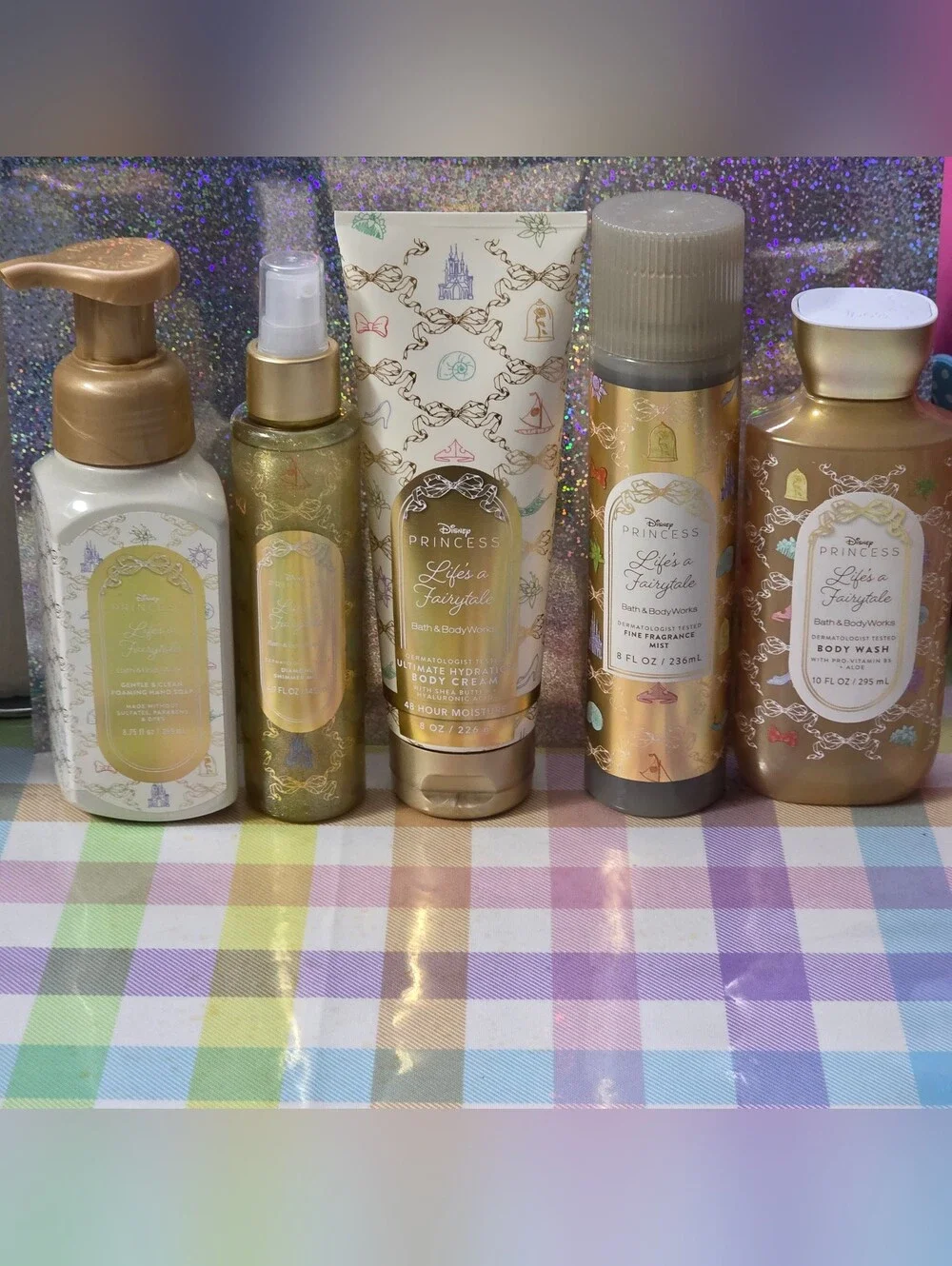 Bath Body Works Disney Princess Life's a Fairytale 5 Piece Body Care Set NEW