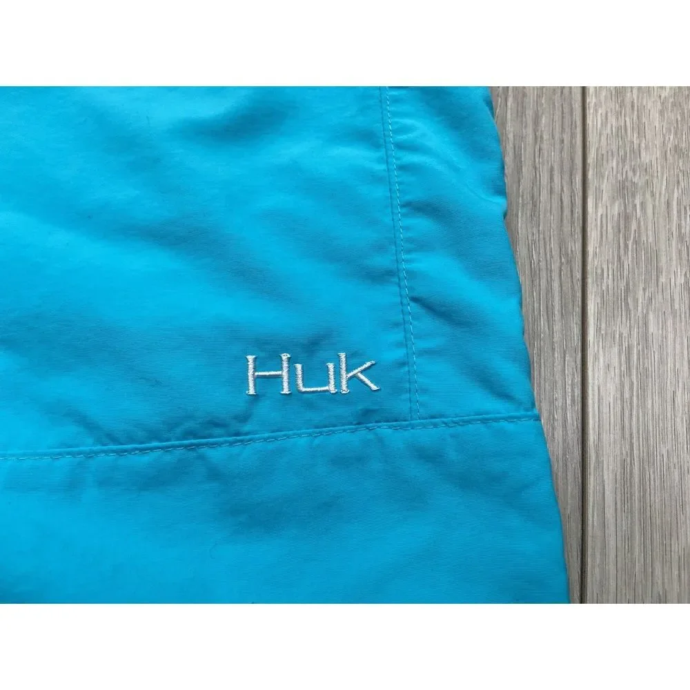 HUK Shorts Men 3XL Julep Blue Rogue 18