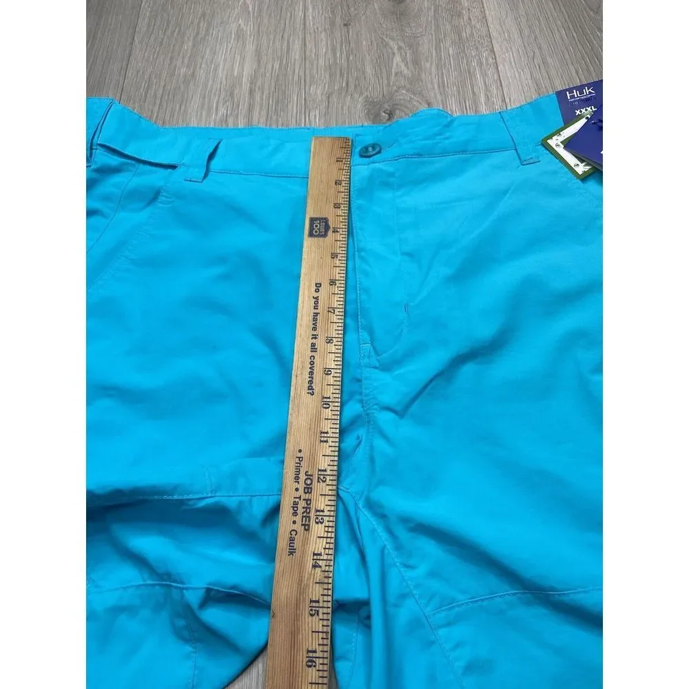 HUK Shorts Men 3XL Julep Blue Rogue 18