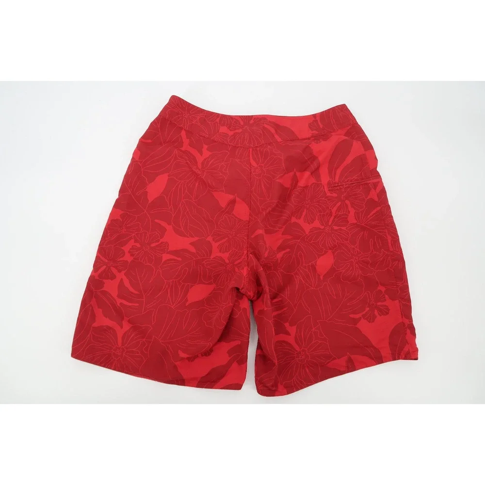 Patagonia Men's‎ Red Floral Wavefarer Board Shorts Trunks Surf Nylon Size 30