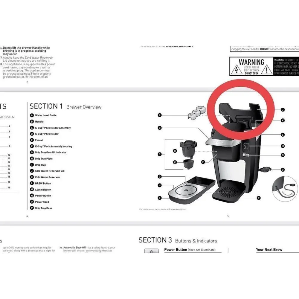 Keurig replacement part