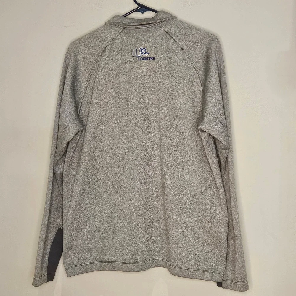 North Face Pullover Gray Lg Quarter Zip Pullover Gorpcore Utility Hiking Outdoor