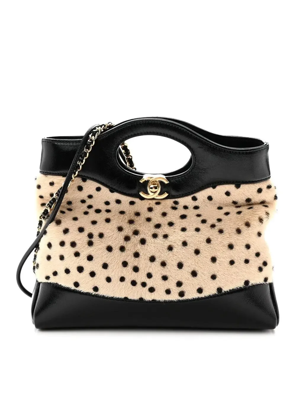Chanel Shiny Lambskin Pony Hair Cheetah #333302C95B