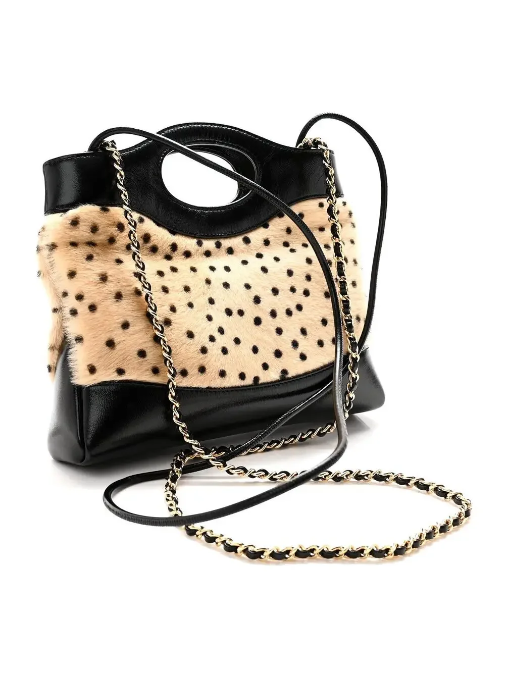 Chanel Shiny Lambskin Pony Hair Cheetah #333302C95B