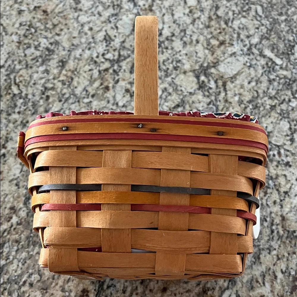 SIGNED BY DAVE! “Light the Fire Within” Bee Basket Longaberger, 1996
