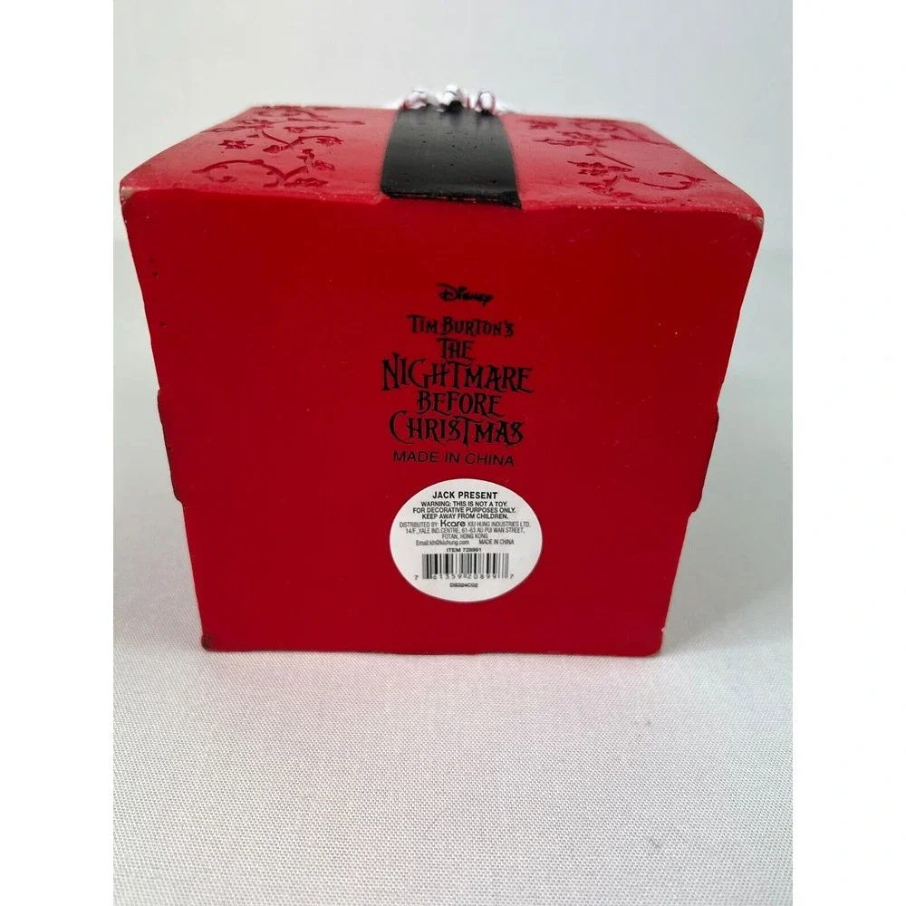 Disney Tim Burton's‎ The Nightmare Befor Christmas Jack in Red Resin Box