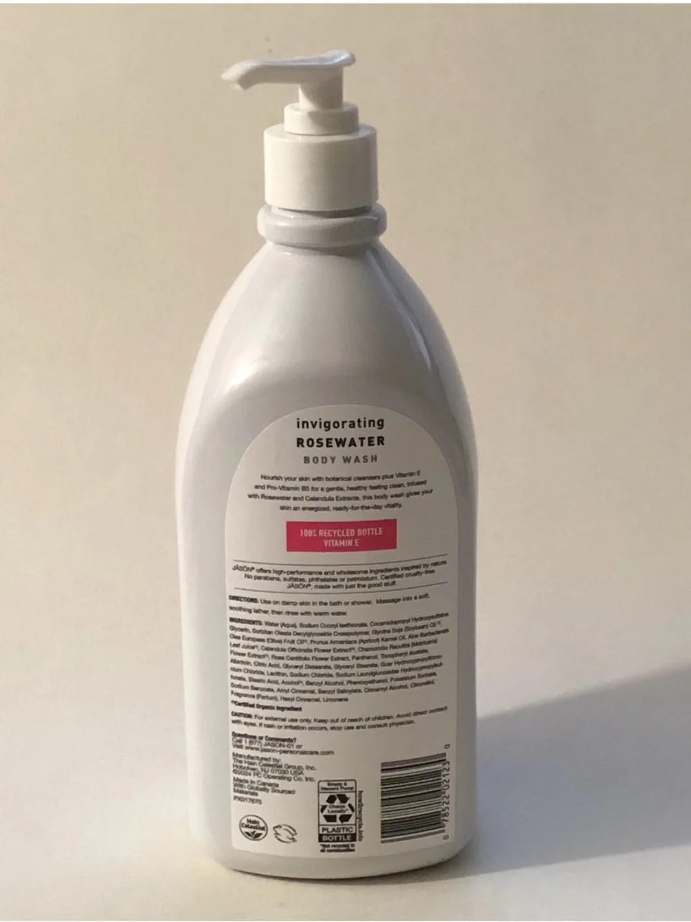 JĀSÖN Invigorating Rosewater Body Wash — 30 Fl Oz