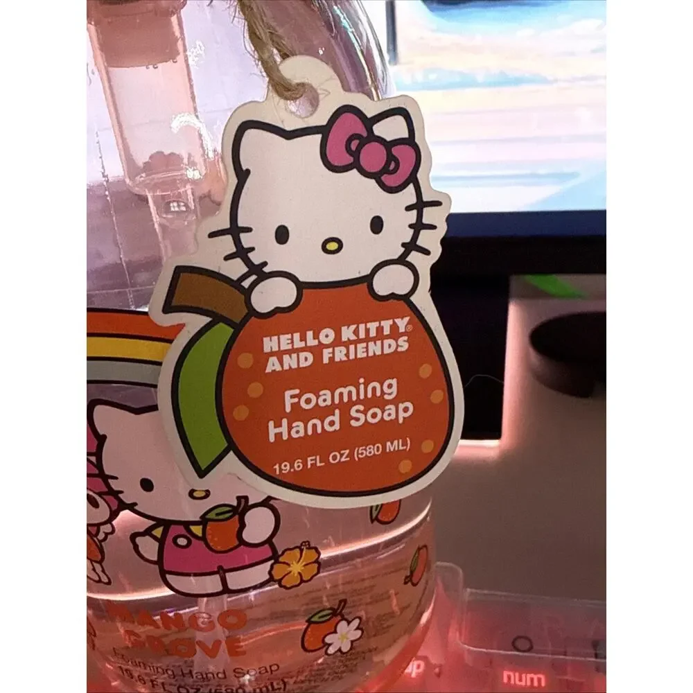Hello Kitty Hand Soap Mango Grove Foaming Scented 2025 Sanrio Bathroom Kitchen