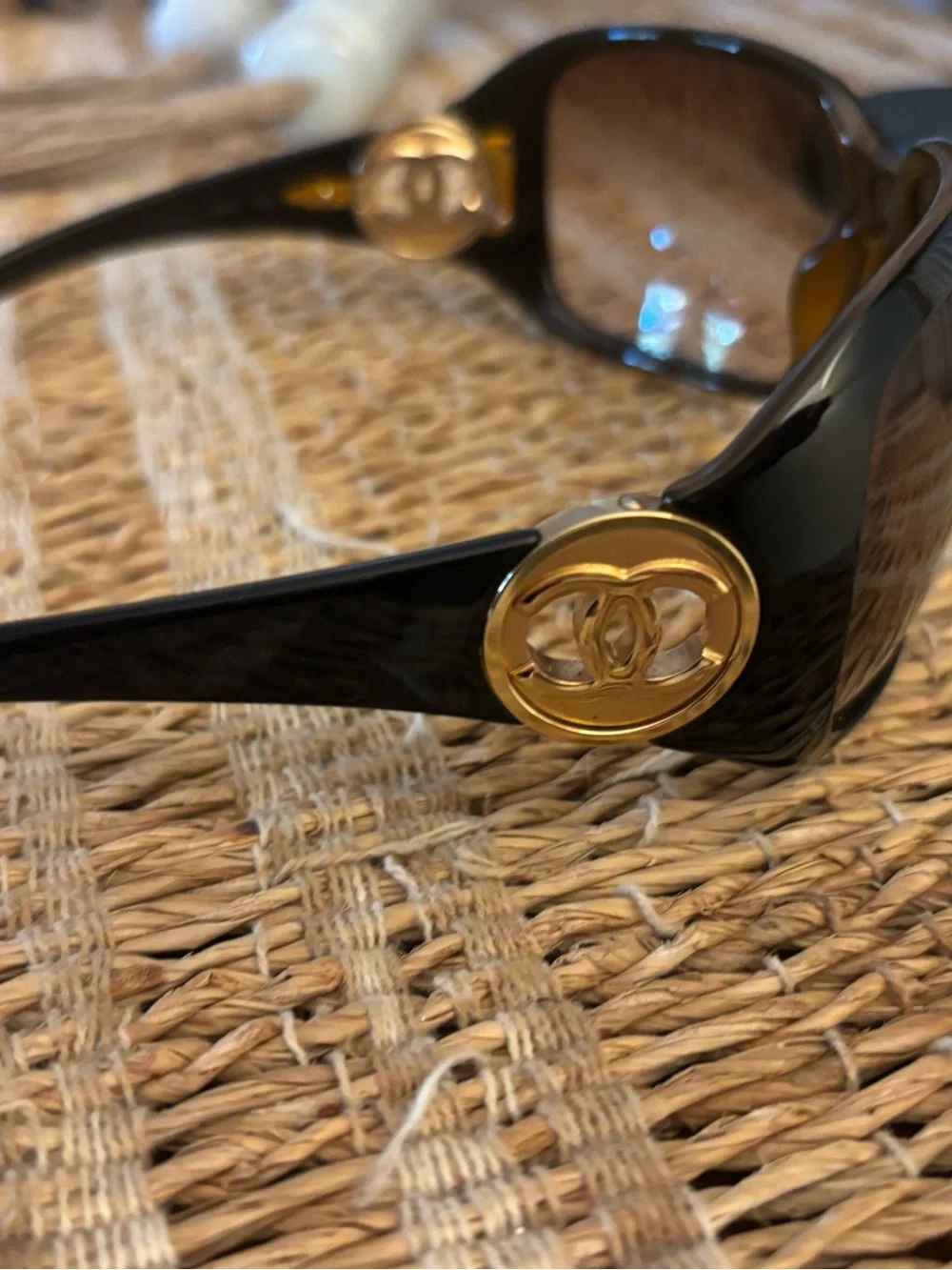 CHANEL stylish brown