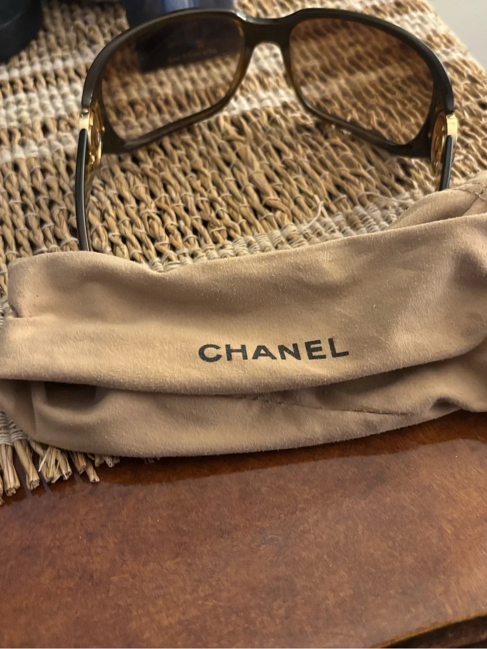 CHANEL stylish brown