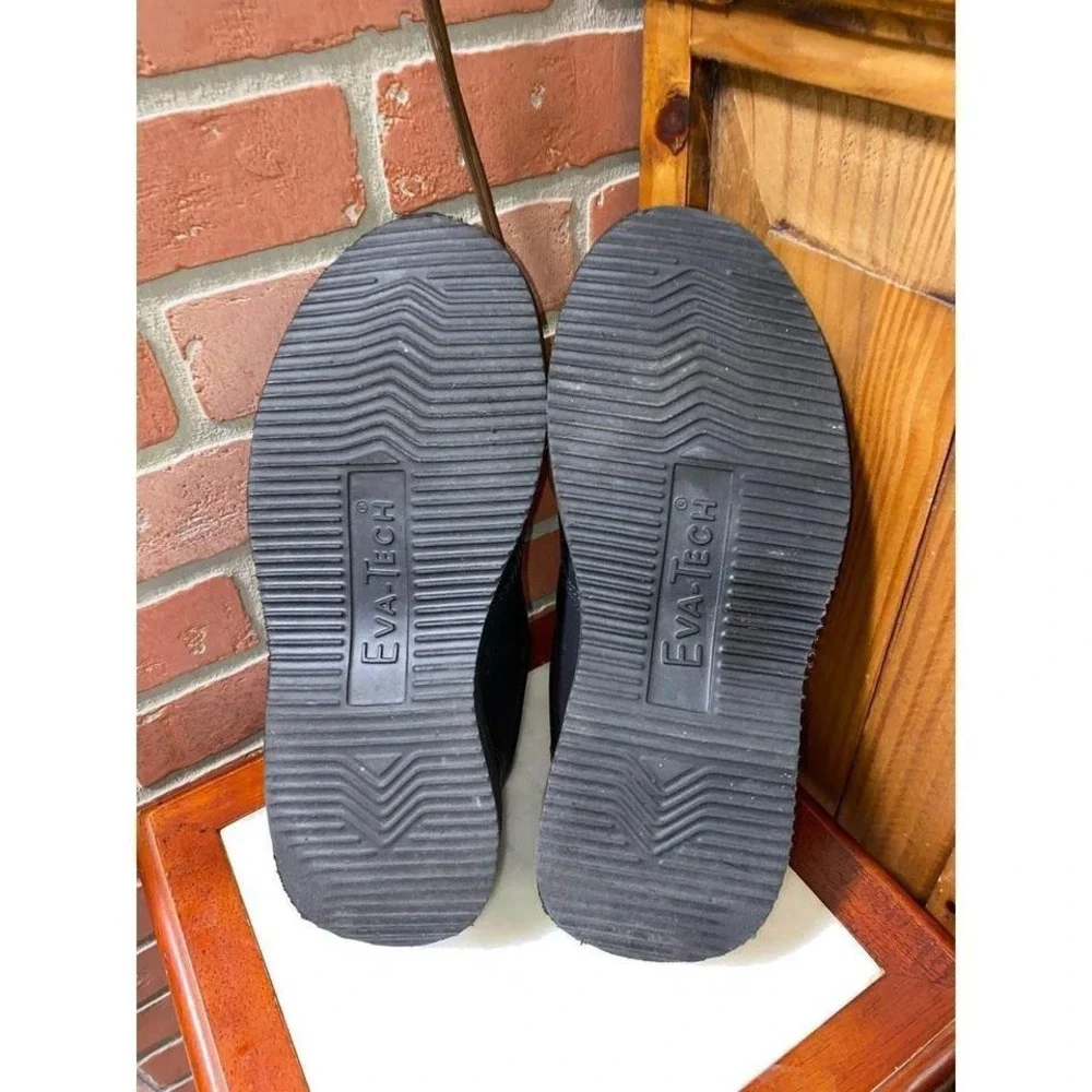 EVA-TECH Footonic II Ultra Walkabout‎ black Oxford Leather shoes Size 9.5E