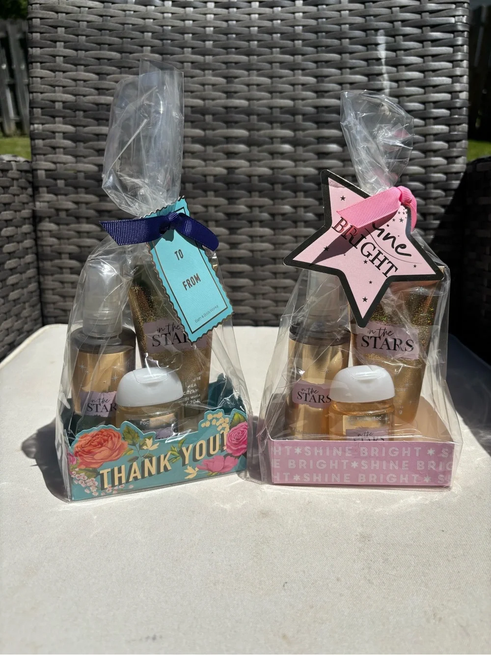 Bath & Body Works Mini Gift Set Duo with Pink and Teal Accents
