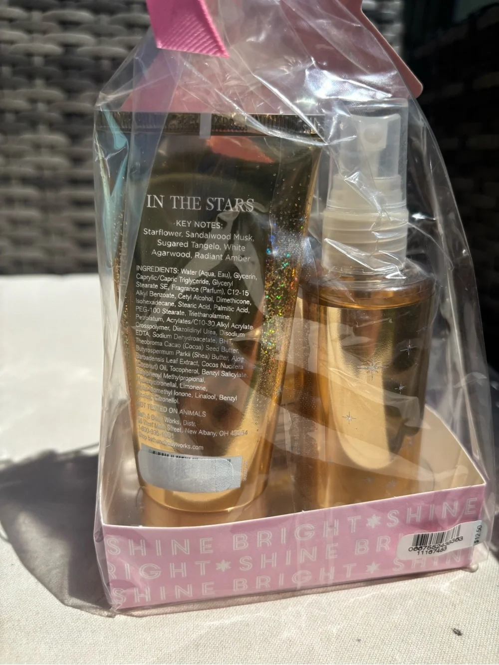 Bath & Body Works Mini Gift Set Duo with Pink and Teal Accents
