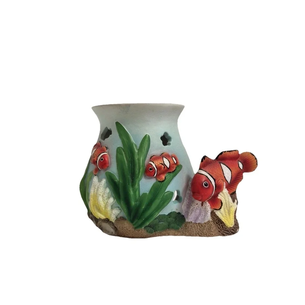 Rare‎ Vintage Finding Nemo Style Clown Fish Wax Tealight Melt Warmer