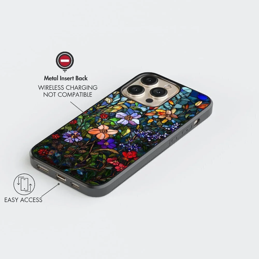 Floral Phone Cover – iPhone 16, 15 Pro, 14, Galaxy S25, S24, S24 Ultra, Pixel 9