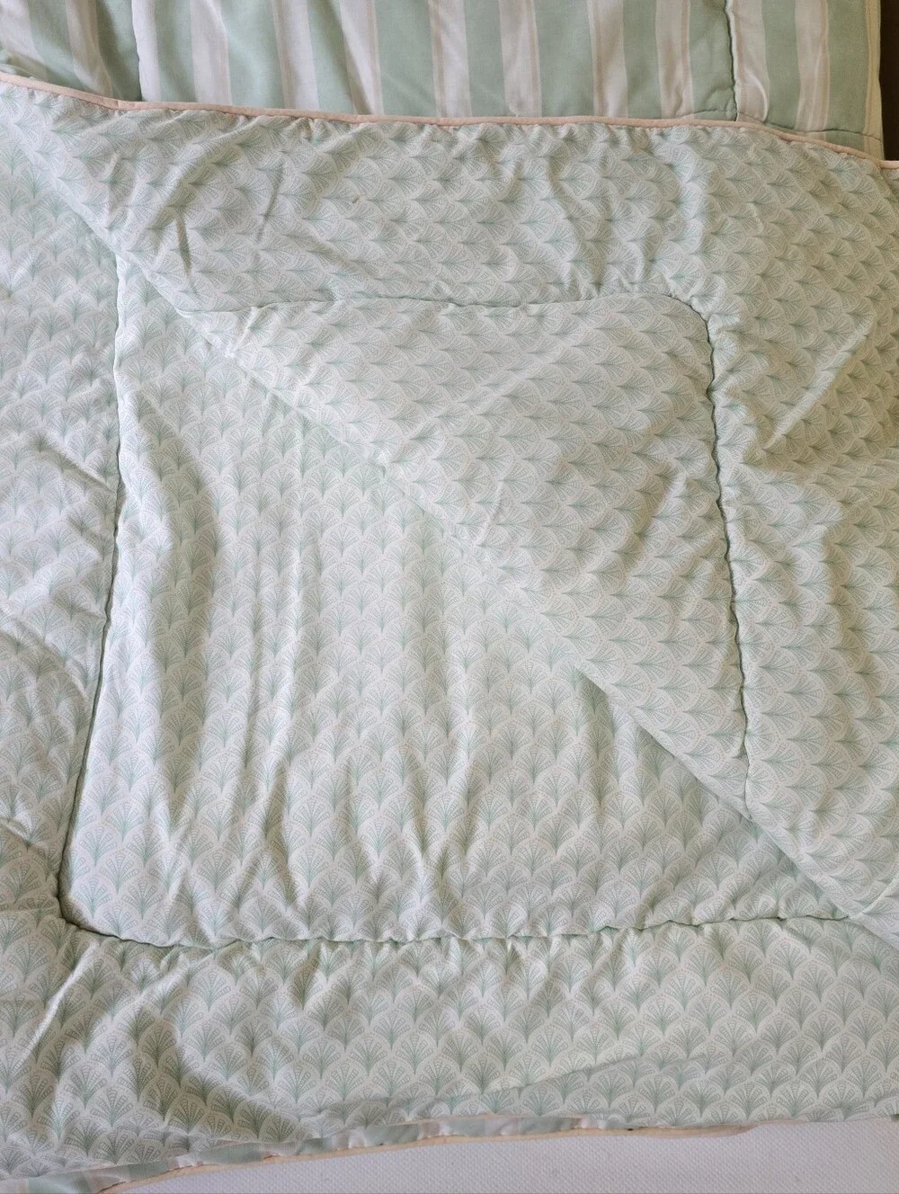 Vintage Laura Ashley 80s Palmetto Comforter Country Cottagecore Full / Double