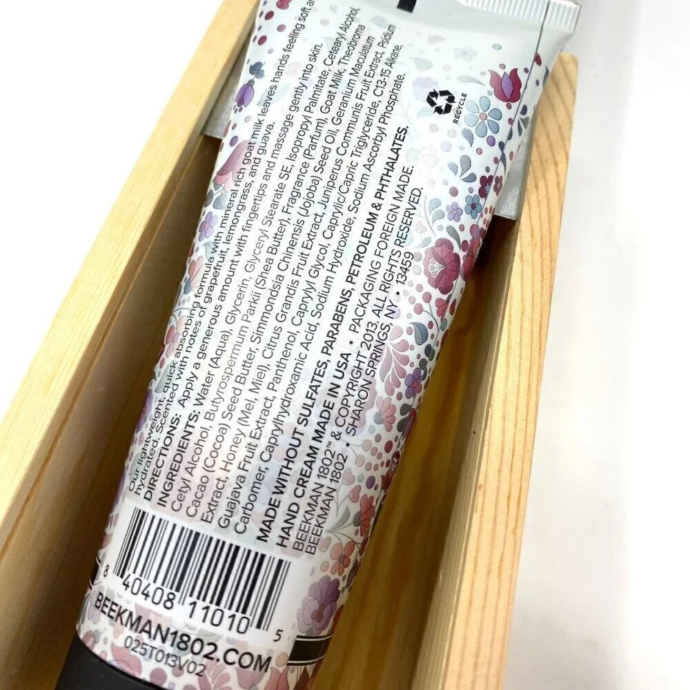 Beekman 1802 heals dryness hands