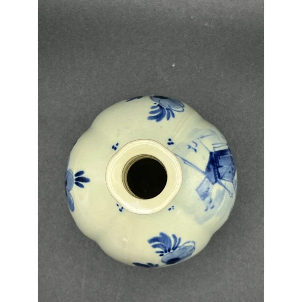 Vtg PZH Delft Blue GIN Bottle‎ 4