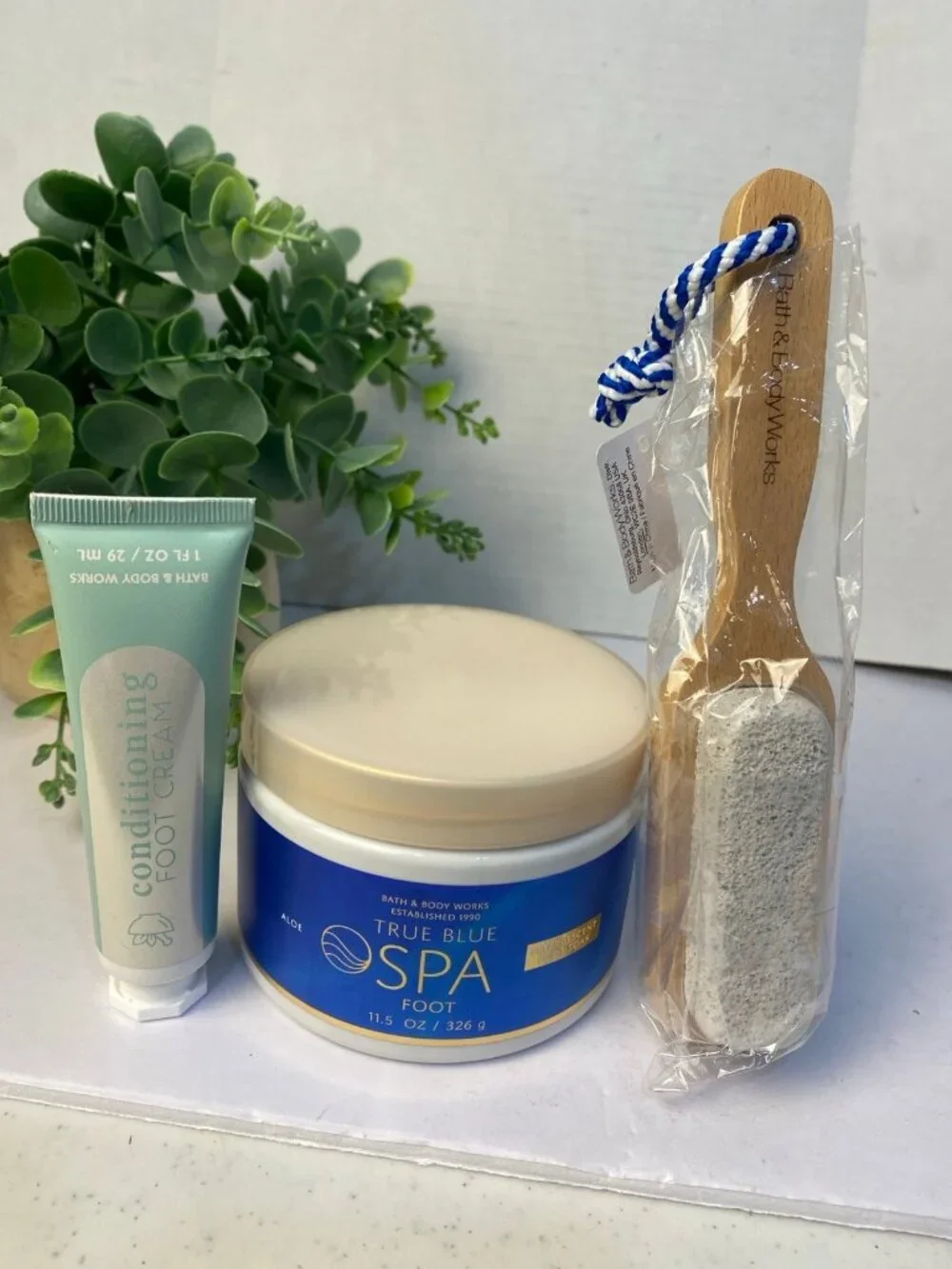 True Blue Spa Bath & Body Works New 3Pc Foot Care Bundle
