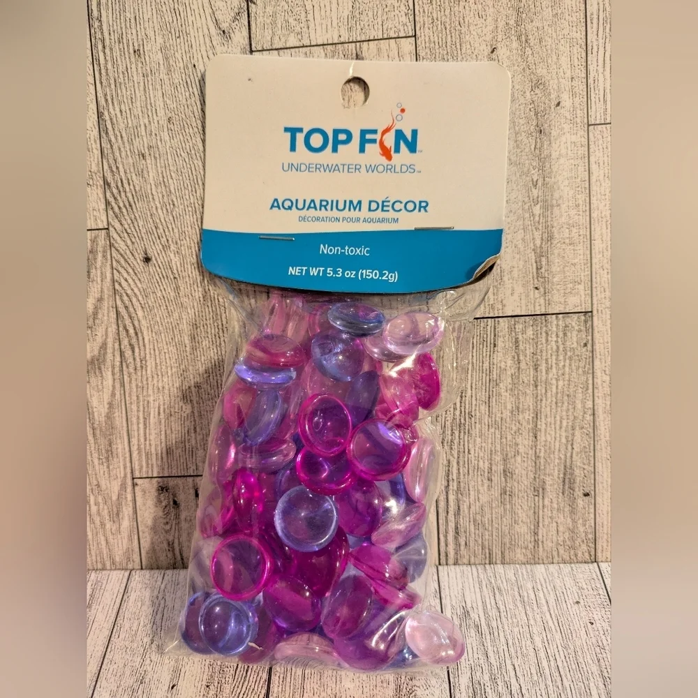 Pink and Purple Glass Vase Filler