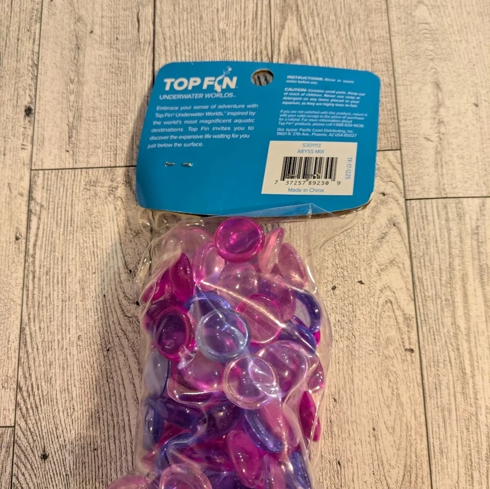Pink and Purple Glass Vase Filler