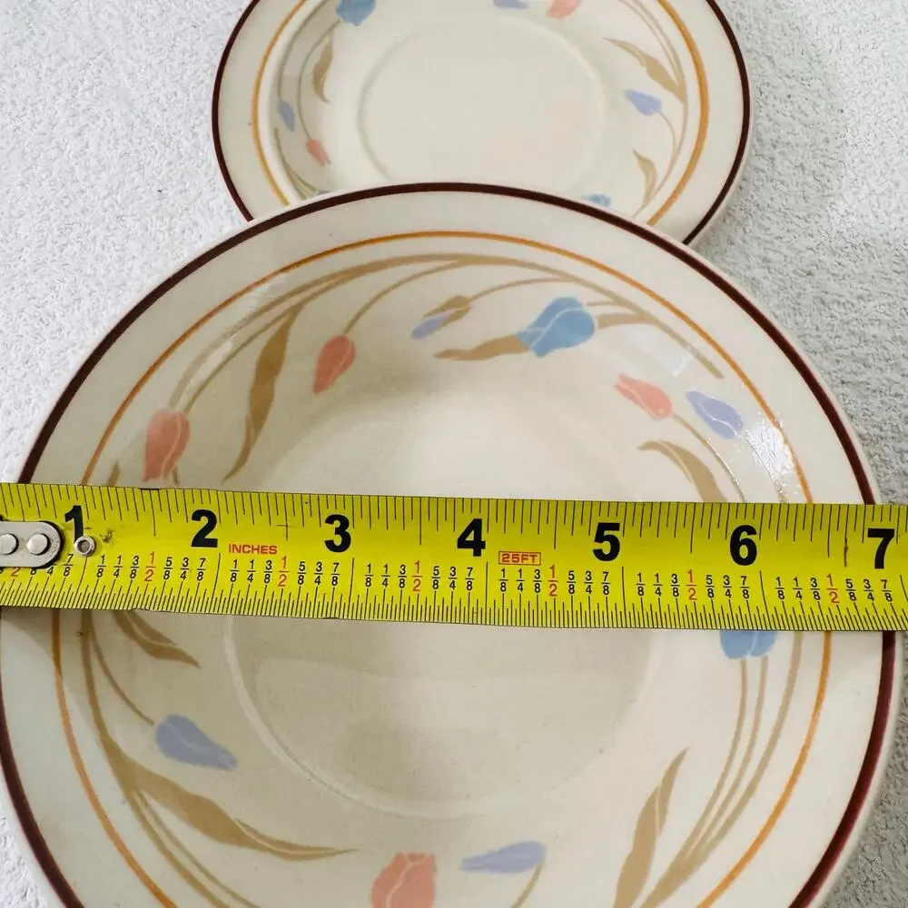 Vintage Oslo Brick‎ Oven Stoneware Dishes, Plate & Bowls