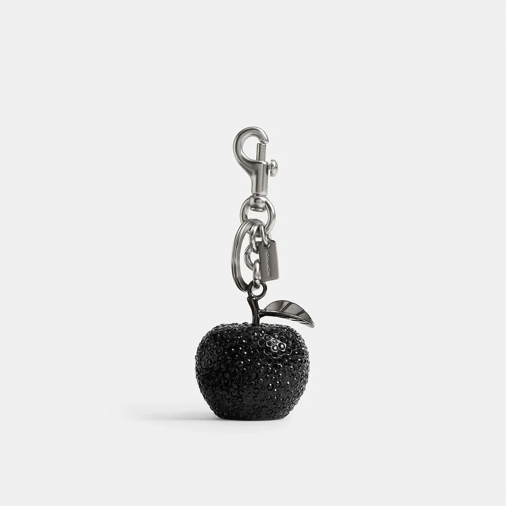 NWT Coach Crystal Apple Bag Charm [C9-5]