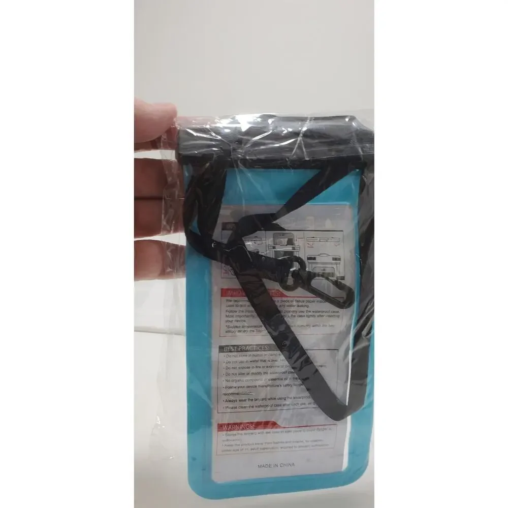 Waterproof Floating Cell Phone Pouch 4 Pack W/Lanyard **NEW**