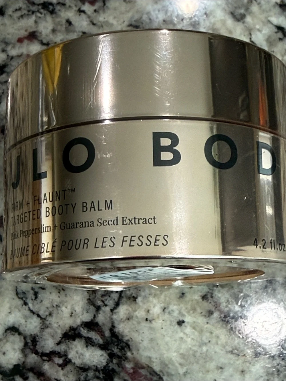 JLO Firm and Flaunt Booty Balm SEALED! 4.2oz