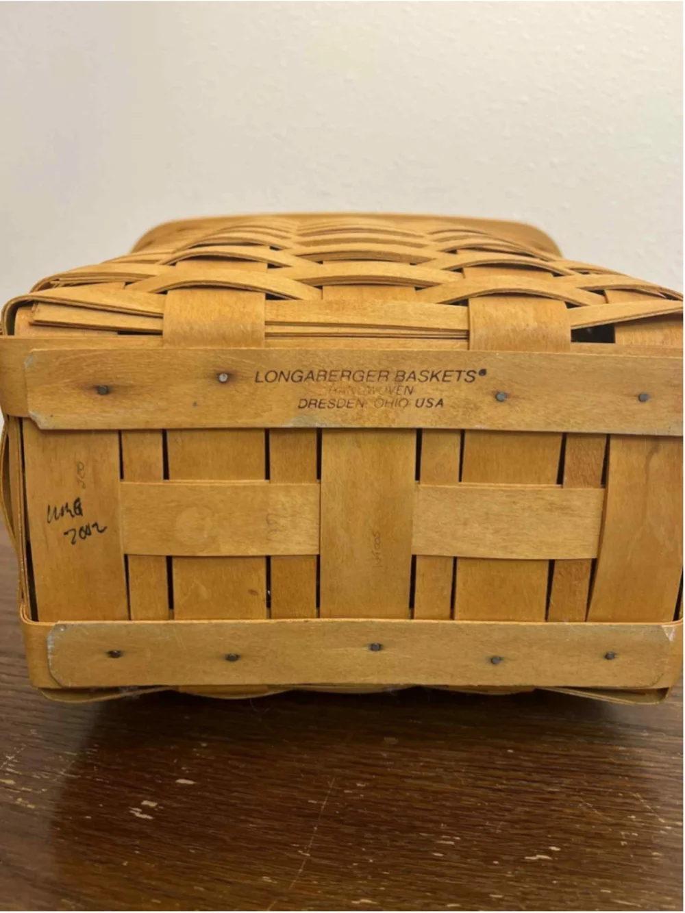 Longaberger 2002 signed
