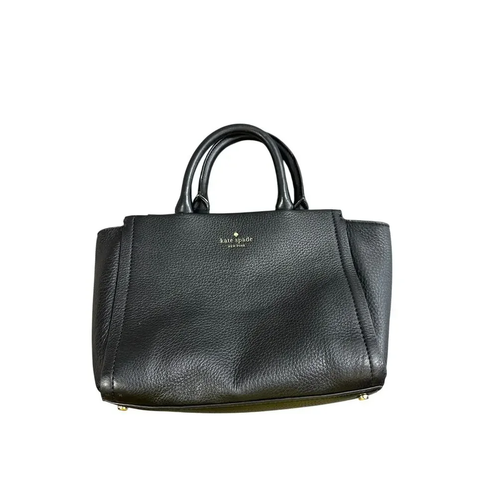 Kate Spade Wickham Place Small Rorie Bag Top Handle Black Leather