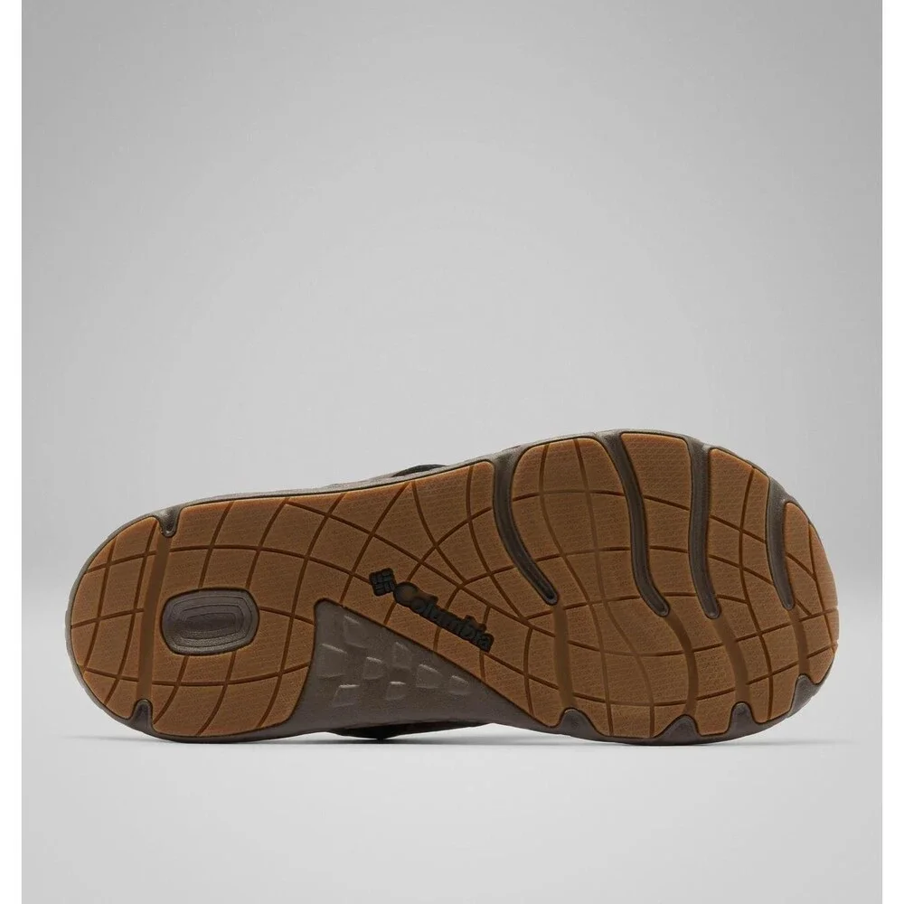 Columbia PFG Castback Sandals Men's 12 Espresso Black Slip On Flip Flop RHS9330