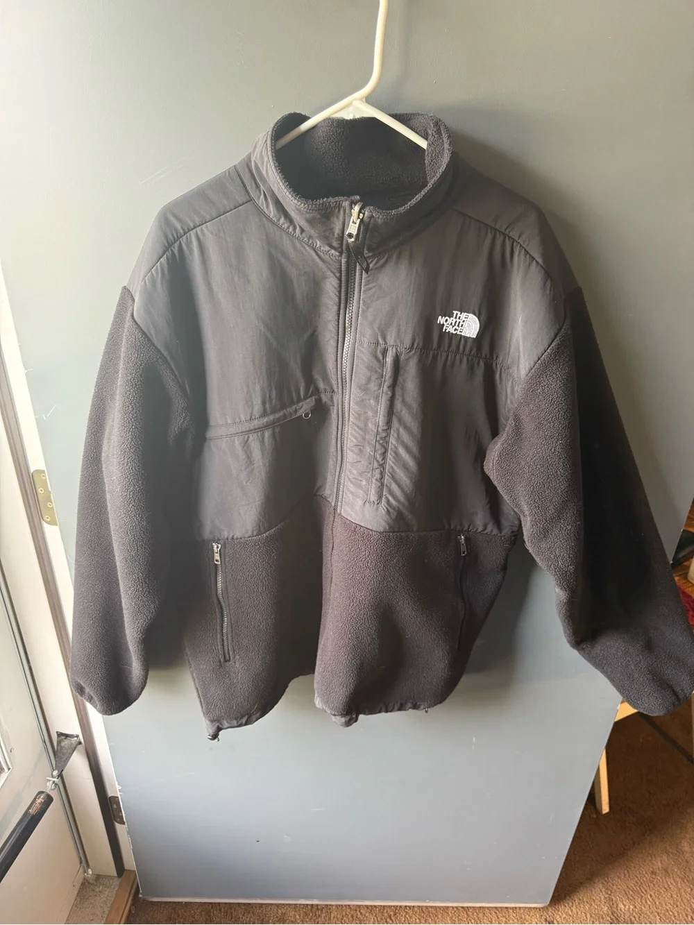 The North Face Men's Black Fleece Jacket - Full Zip (Men’s XL)