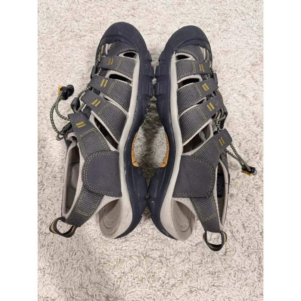 Keen Newport H2 Waterproof Hiking Performance Sport Sandals Gray Tan Men's 10.5
